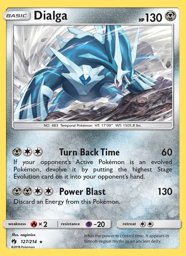 Dialga, Lost Thunder Nº 127