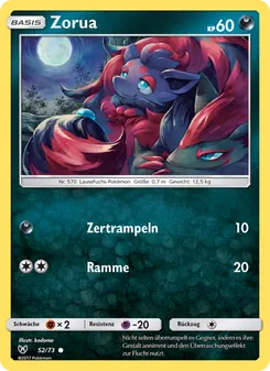 Zorua, Schimmernde Legenden Nº 52 Normal