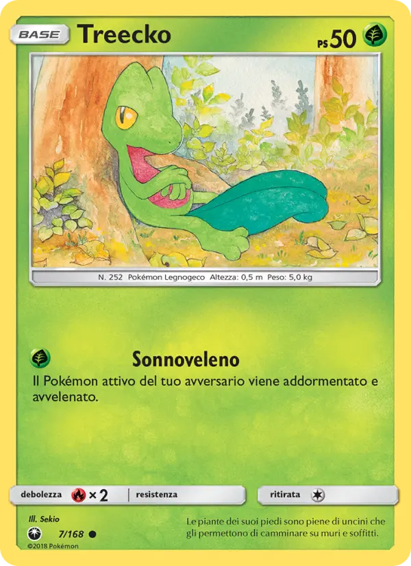 Treecko, Tempesta Astrale Nº 7