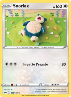 Snorlax, Zenit Regale Nº 109 Normal