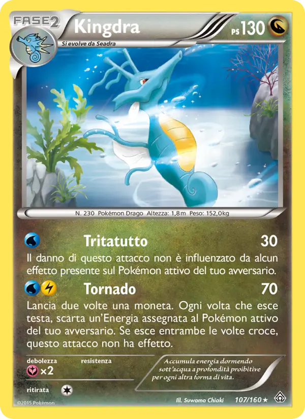 Kingdra, Scontro Primordiale No. 107