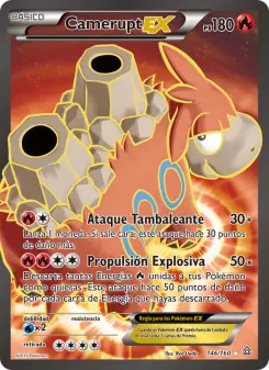 Camerupt EX, Duelos Primigenios Nº 146 Normal