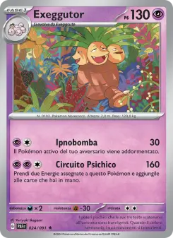 Exeggutor, Destino di Paldea No. 024 Holo