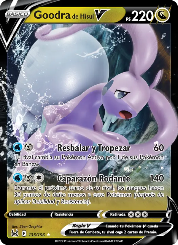 Goodra de Hisui V, Origen Perdido No. 135