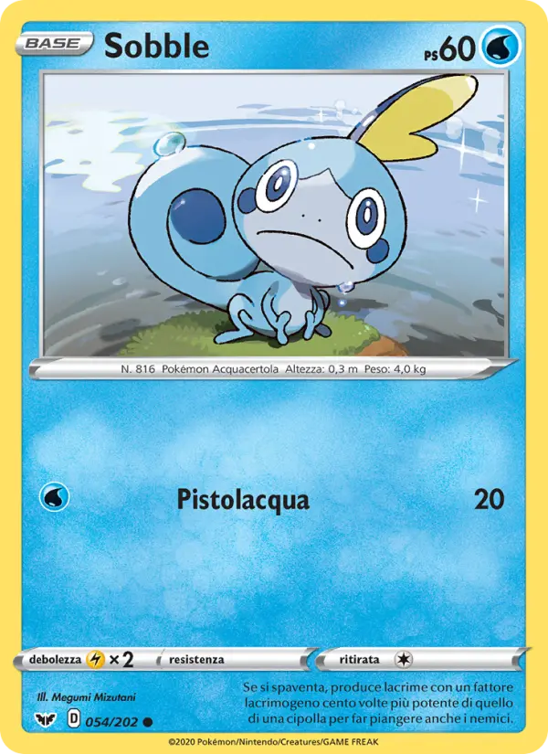 Sobble, Spada e Scudo No. 54