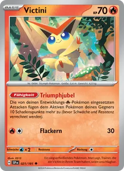 Victini, Stürmische Funken No. 021 Normal