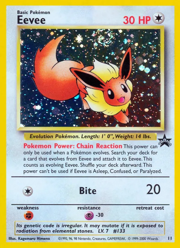 Eevee, Wizards Black Star Promos No. 11