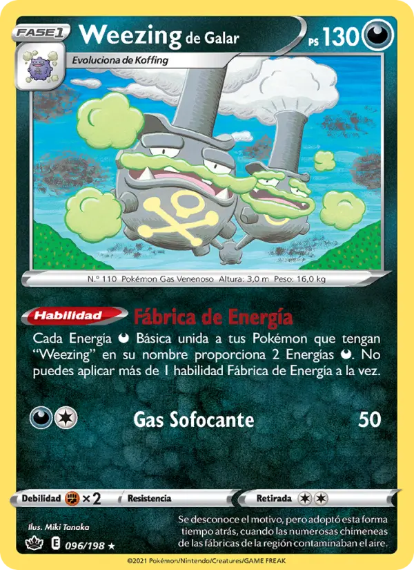 Weezing de Galar, Reinado Escalofriante No. 96