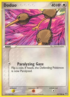 Doduo, Emerald No. 45 Normal