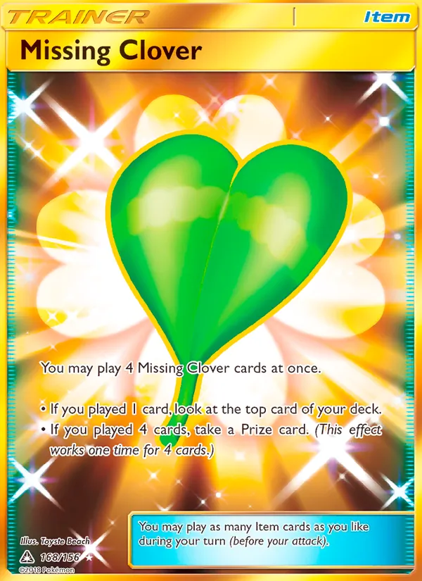 Missing Clover, Ultra Prism No. 168