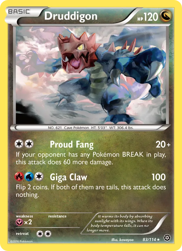 Druddigon, Steam Siege No. 83