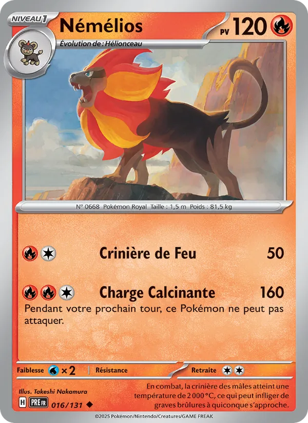 Némélios, Évolutions Prismatiques Nº 016