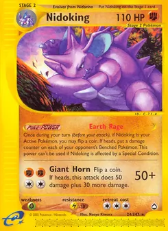 Nidoking, Aquapolis Nº 24 Normal