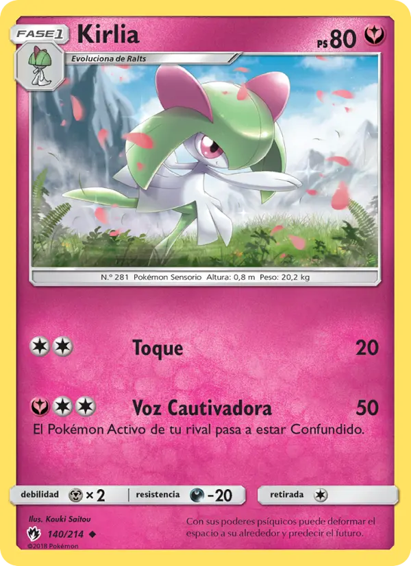 Kirlia, Truenos Perdidos Nº 140