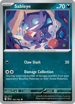 Sableye, Temporal Forces Nº 107 Normal