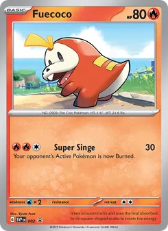 Fuecoco, SVP Black Star Promos No. 002 Holo