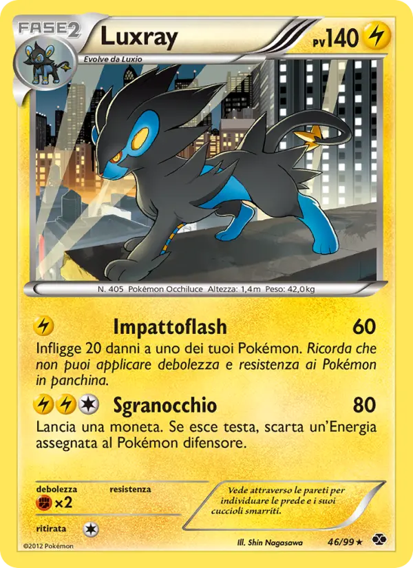 Luxray, Destini Futuri No. 46