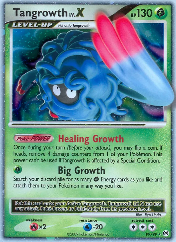 Tangrowth LV. X, Arceus Nº 99
