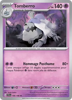Tomberro, Écarlate et Violet No. 106 Holo