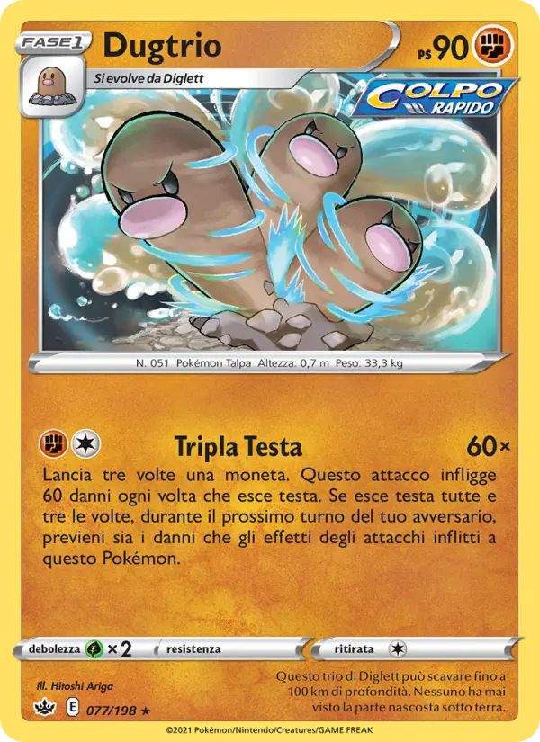 Dugtrio, Regno Glaciale Nº 77