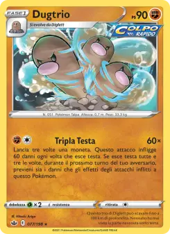 Dugtrio, Regno Glaciale Nº 77 Normal