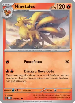 Ninetales, Ossidiana Infuocata No. 029 Normal