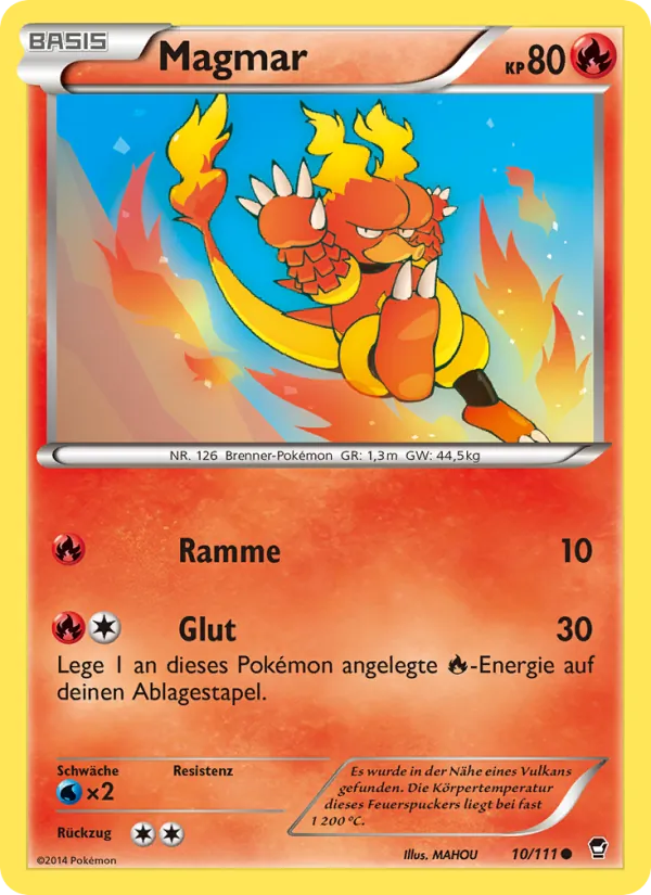 Magmar, Fliegende Fäuste Nº 10