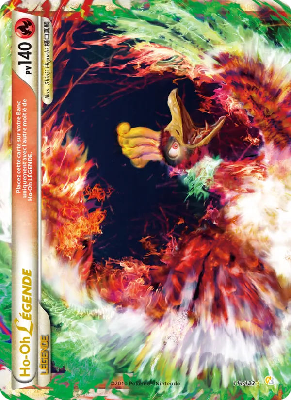 Ho-Oh LÉGENDAIRE, HeartGold SoulSilver No. 111