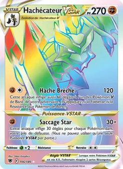 Hachécateur VSTAR, Astres Radieux No. 196 Holo