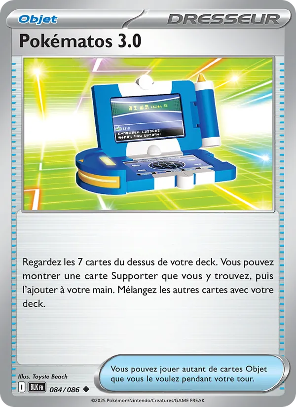 Pokématos 3.0, Foudre Noire No. 084
