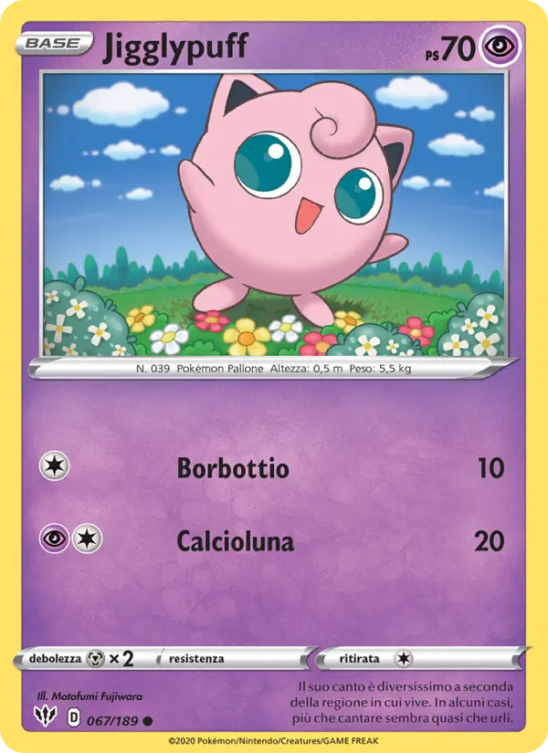 Jigglypuff, Fiamme Oscure Nº 67