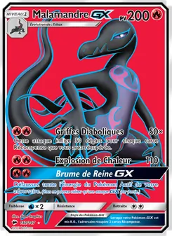 Malamandre GX, Ombres Ardentes Nº 132 Holo
