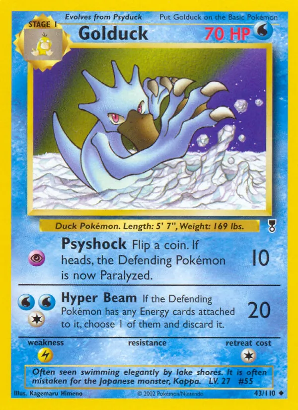 Golduck, Legendary Collection Nº 43