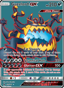 Guzzlord GX, Crimson Invasion No. 105 Normal