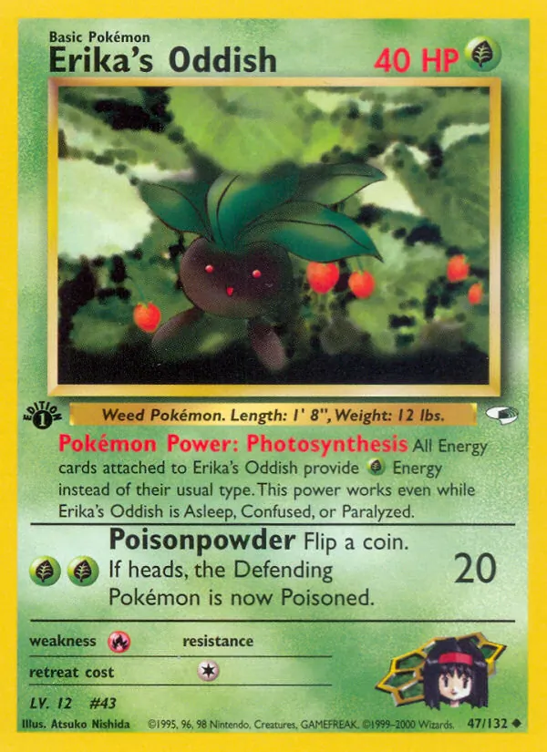 Erika's Oddish, Gym Heroes No. 47