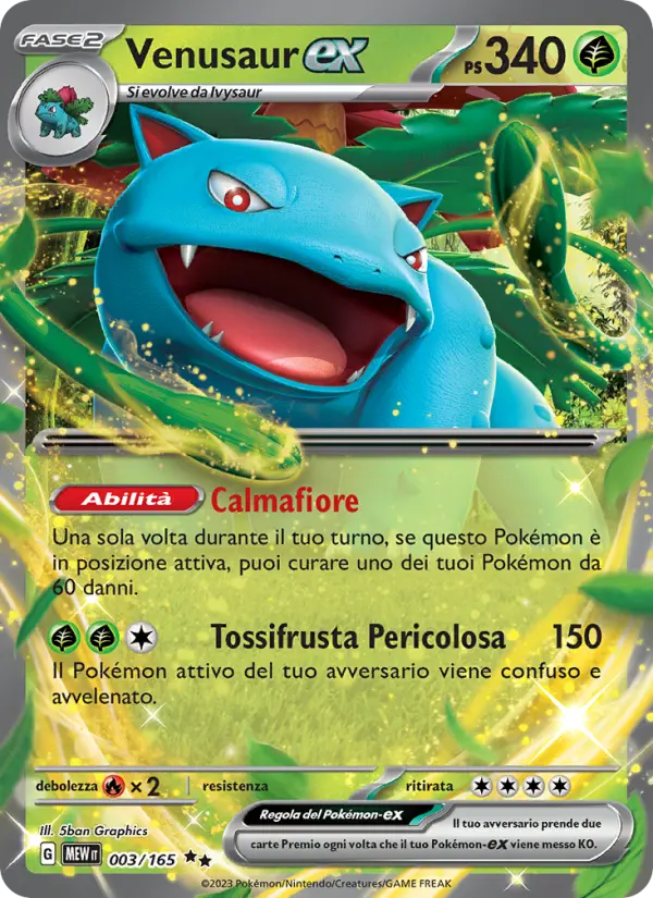 Venusaur-ex, 151 No. 003