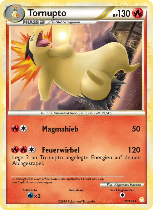 Tornupto, HeartGold SoulSilver Nº 32