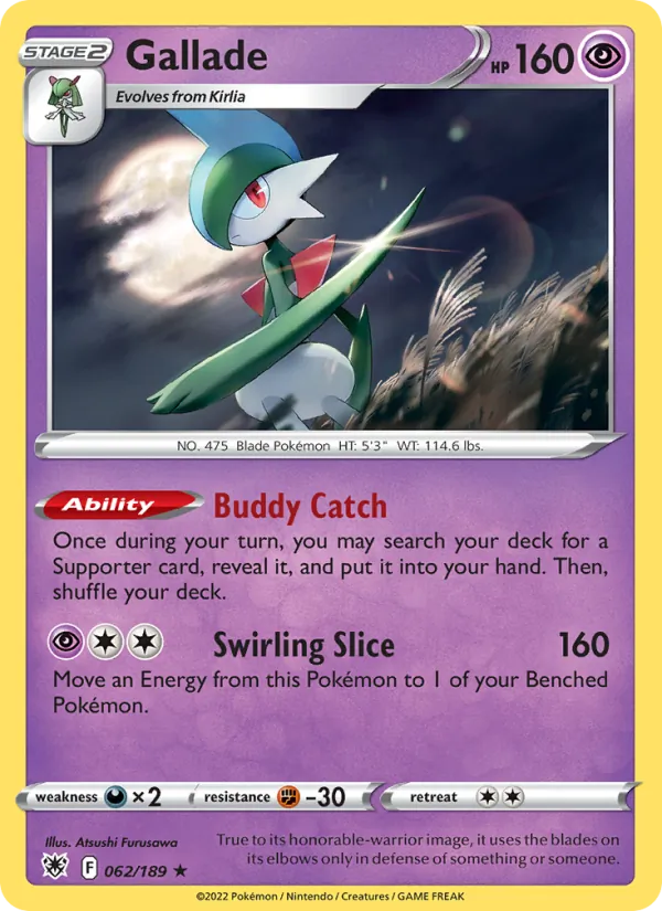 Gallade, Astral Radiance No. 062