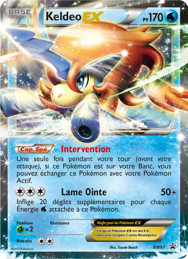Keldeo ex, Promo BW Nº BW61