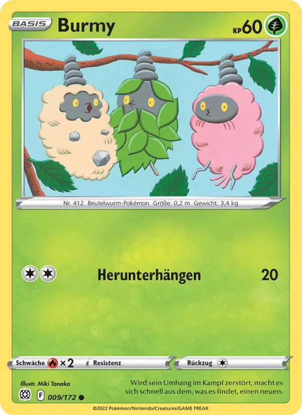 Burmy, Strahlende Sterne Nº 009