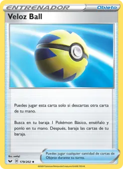 Veloz Ball, Espada y Escudo Nº 179 Normal