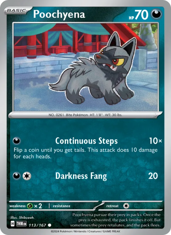 Poochyena, Twilight Masquerade Nº 113