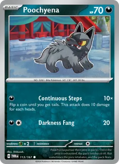 Poochyena, Twilight Masquerade No. 113 Normal