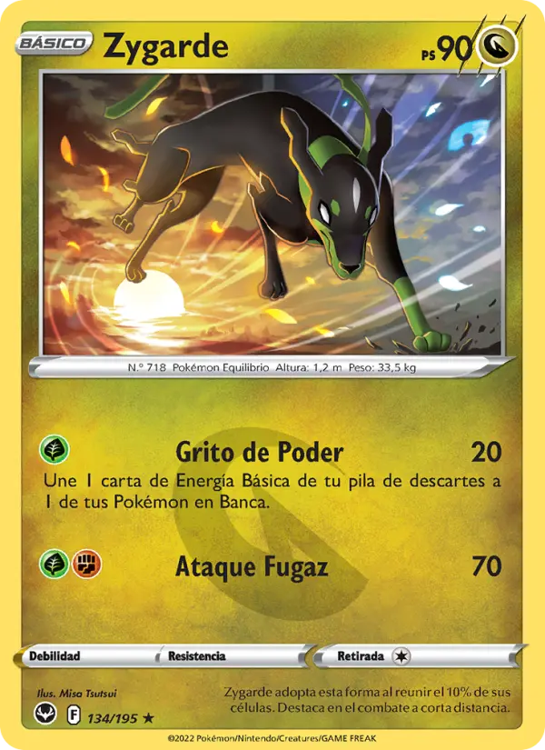 Zygarde, Tempestad Plateada No. 134