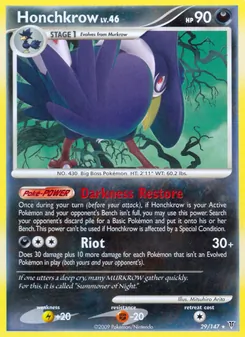Honchkrow, Supreme Victors No. 29 Holo