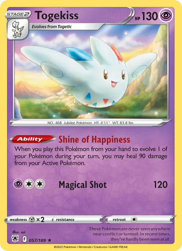 Togekiss, Astral Radiance No. 057