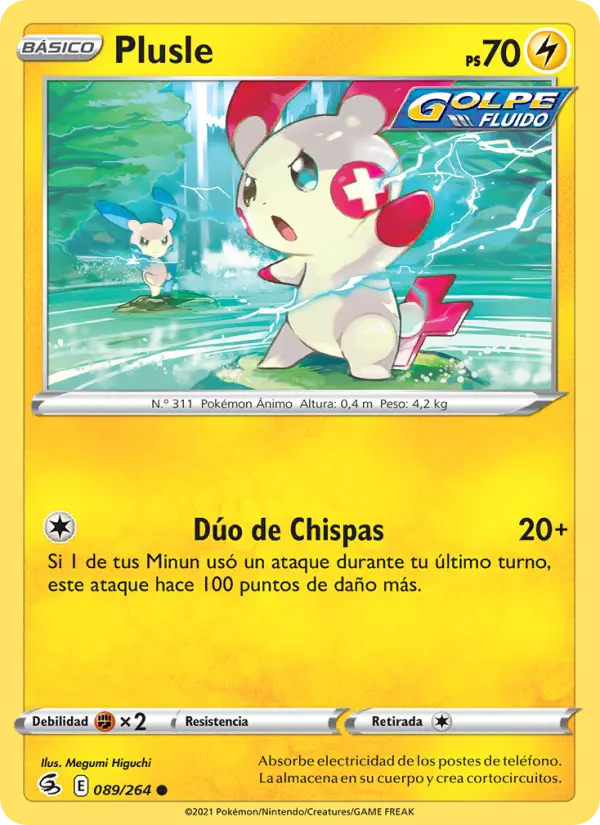 Plusle, Golpe Fusión No. 89