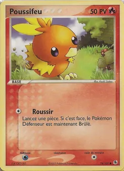 Poussifeu, EX Rubis & Saphir Nº 74 Normal