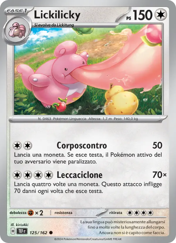 Lickilicky, Cronoforze No. 125