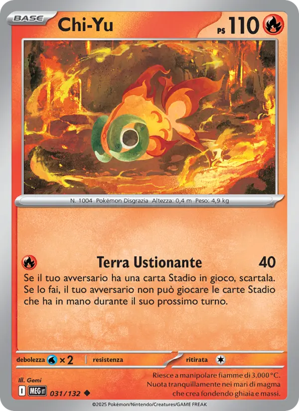 Chi-Yu, Megaevoluzione No. 031